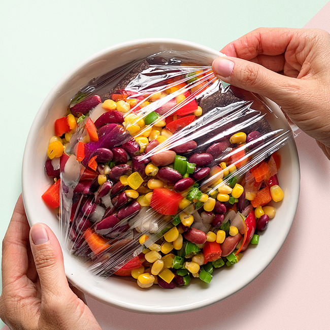Wrapping Confetti Bean Salad