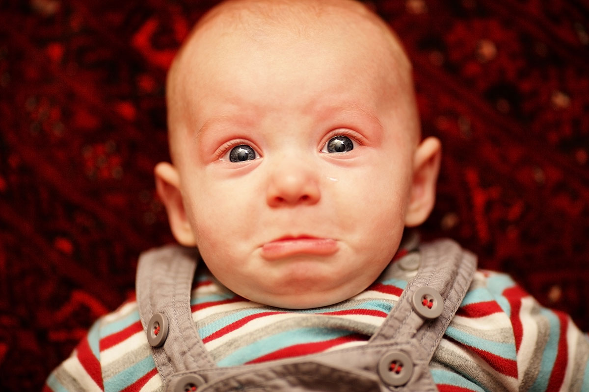 scared baby
