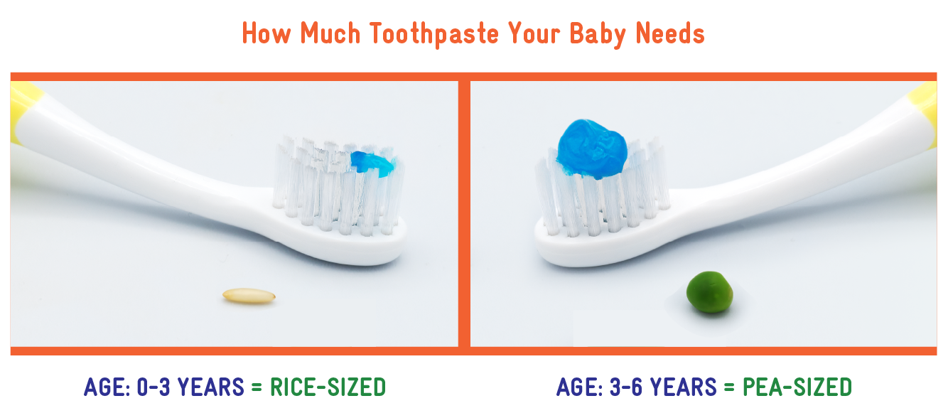 How much toothpaste Your Baby Need