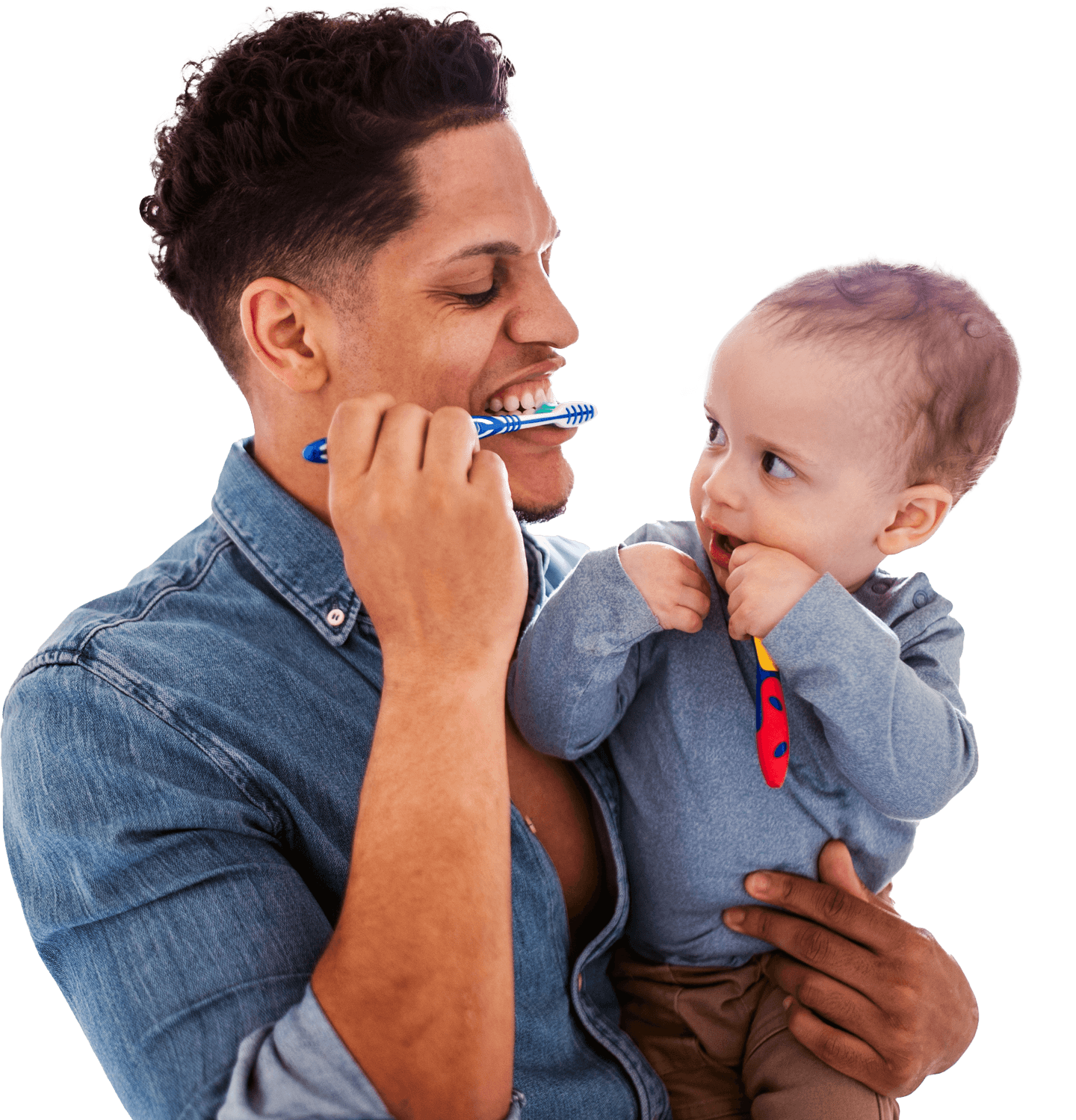 Toothpaste papa baby