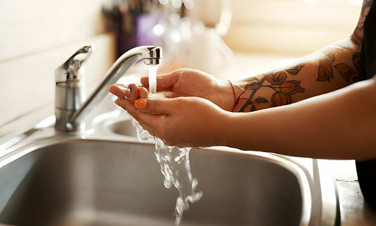 hand washing