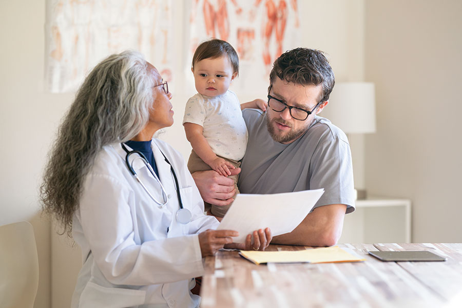 Baby Dad Visit Dr