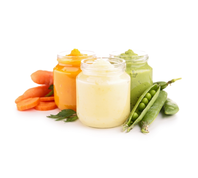 veggies and fruits puree